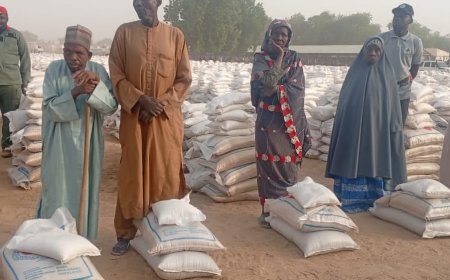 Zulum Flags Off Ramadan Food Distribution to 300,000 Vulnerable Families in Borno.
